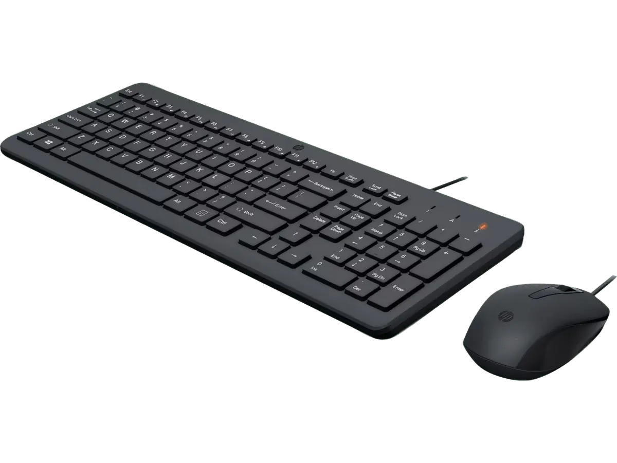 COMBO TECLADO MOUSE HP 150 ALAMBRICO NEGRO, vista 2